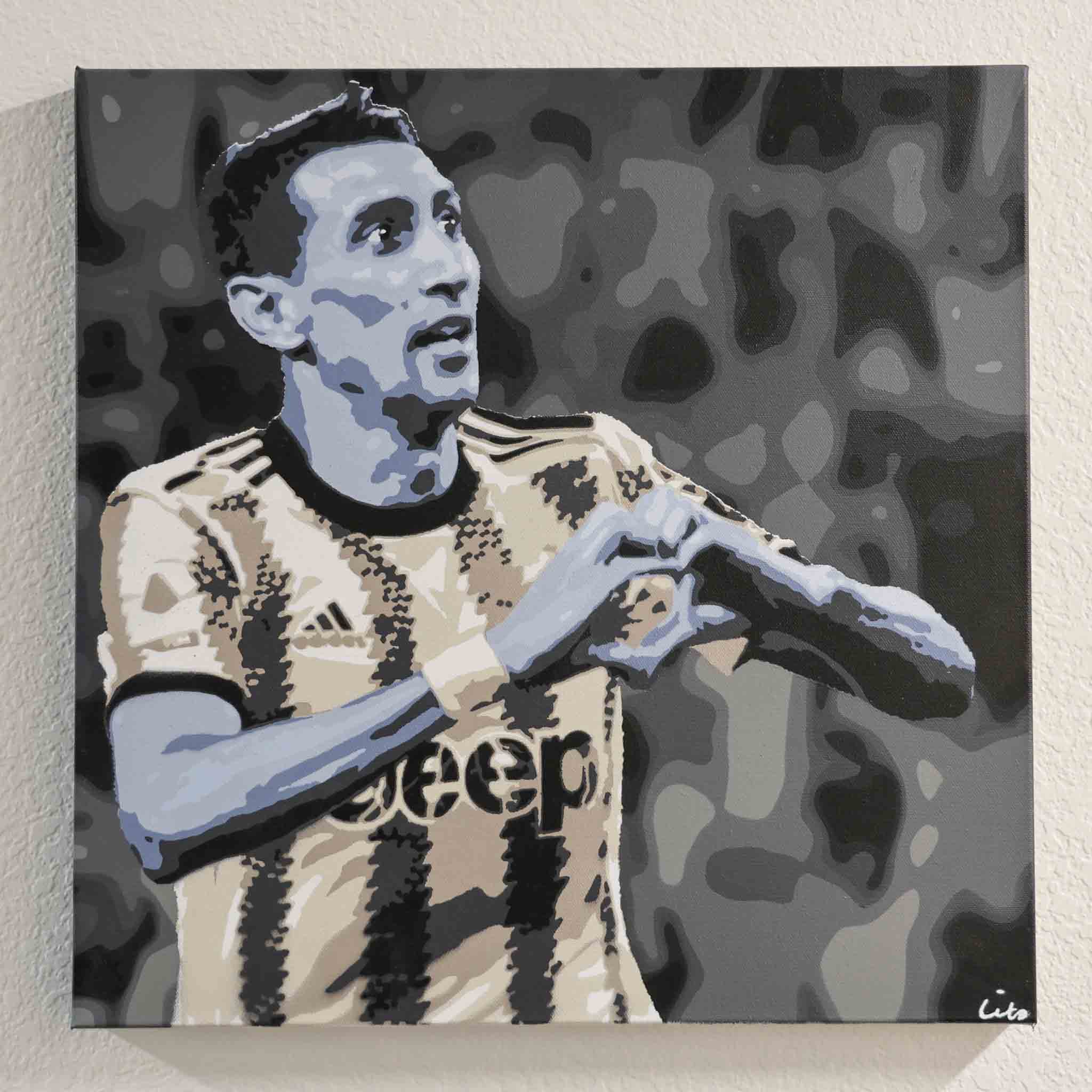 Angel Di Maria - original spray painting by Made By Cito