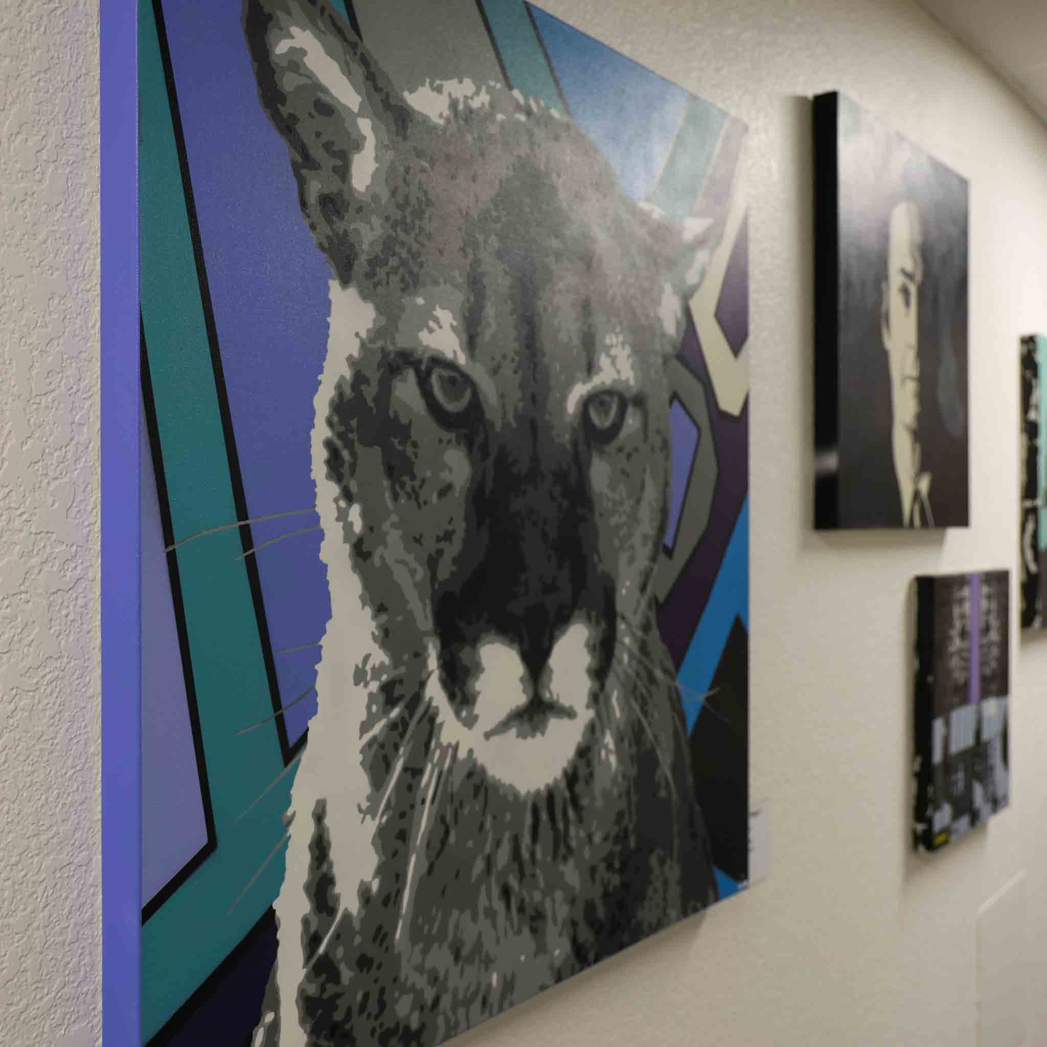 Big Cat - original spray painting by Made By Cito