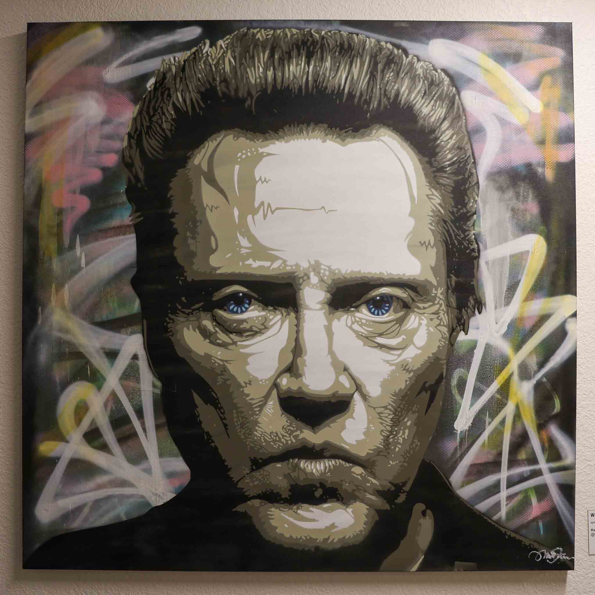 Christopher Walken - original spray painting by Made By Cito