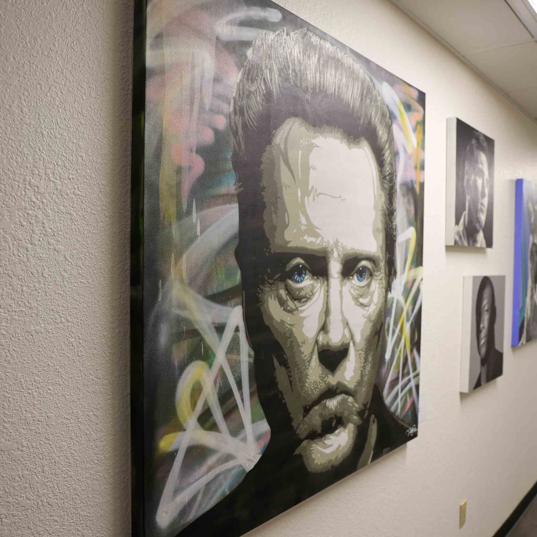 Christopher Walken - original spray painting by Made By Cito