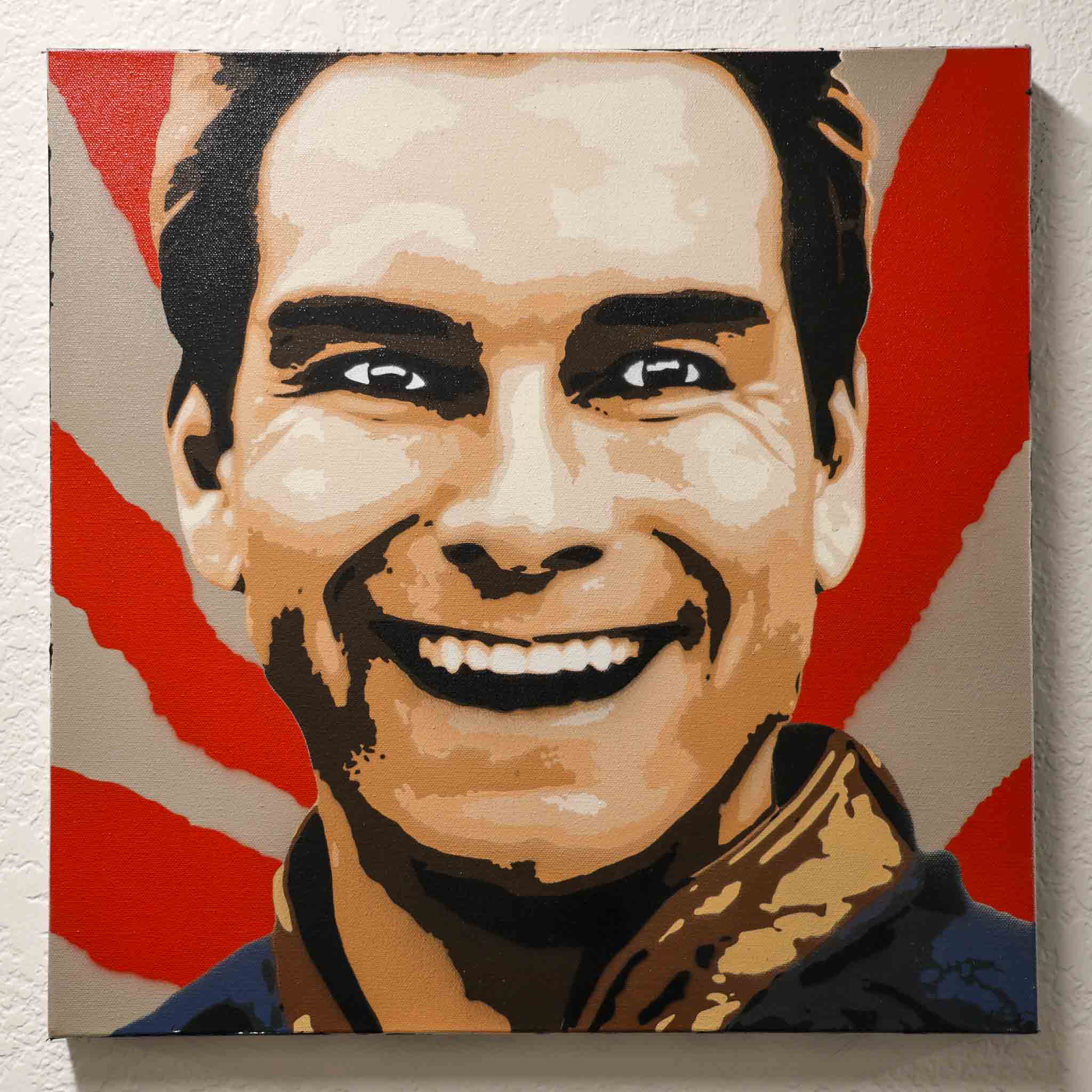 Homelander - original spray painting by Made By Cito