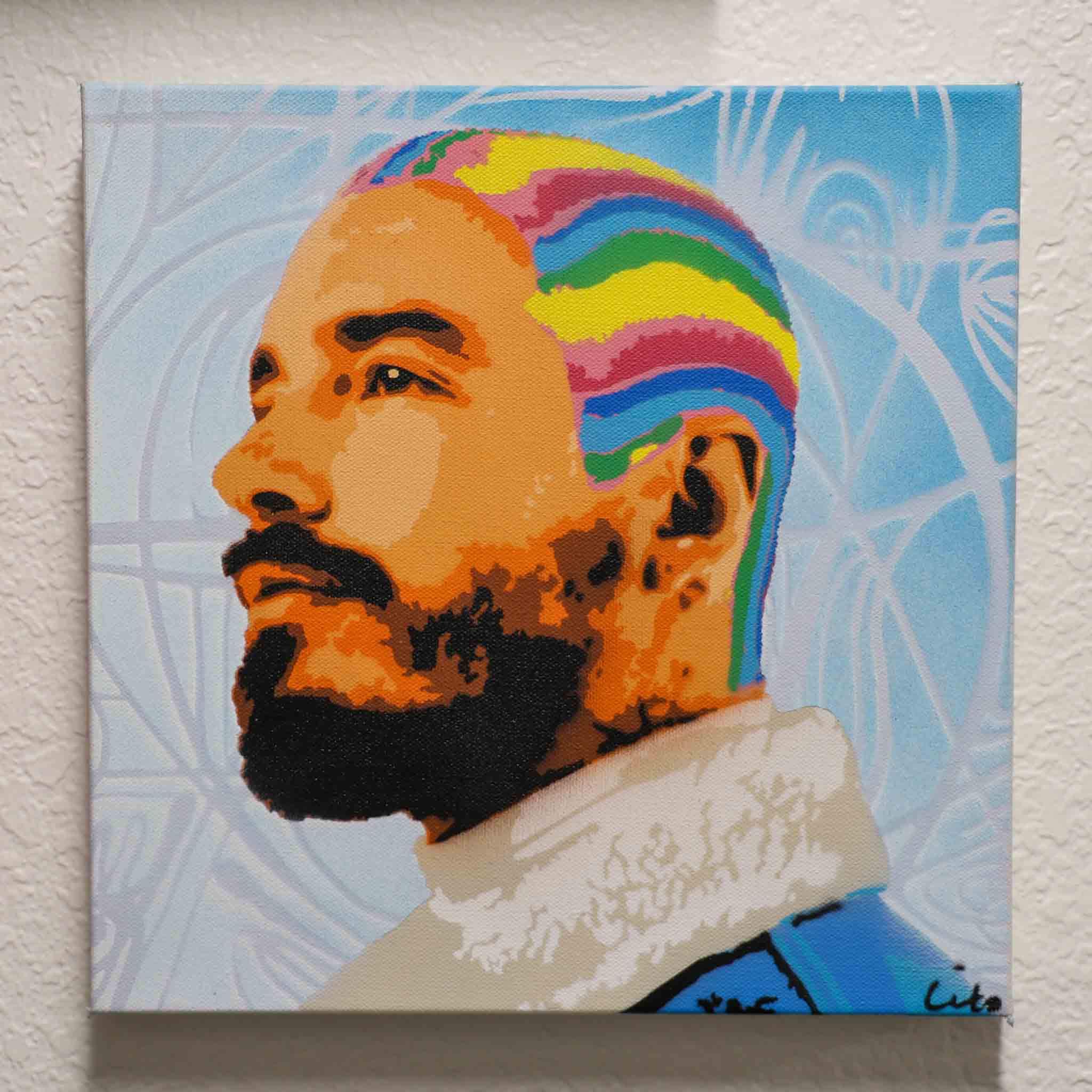 J Balvin - original spray painting by Made By Cito