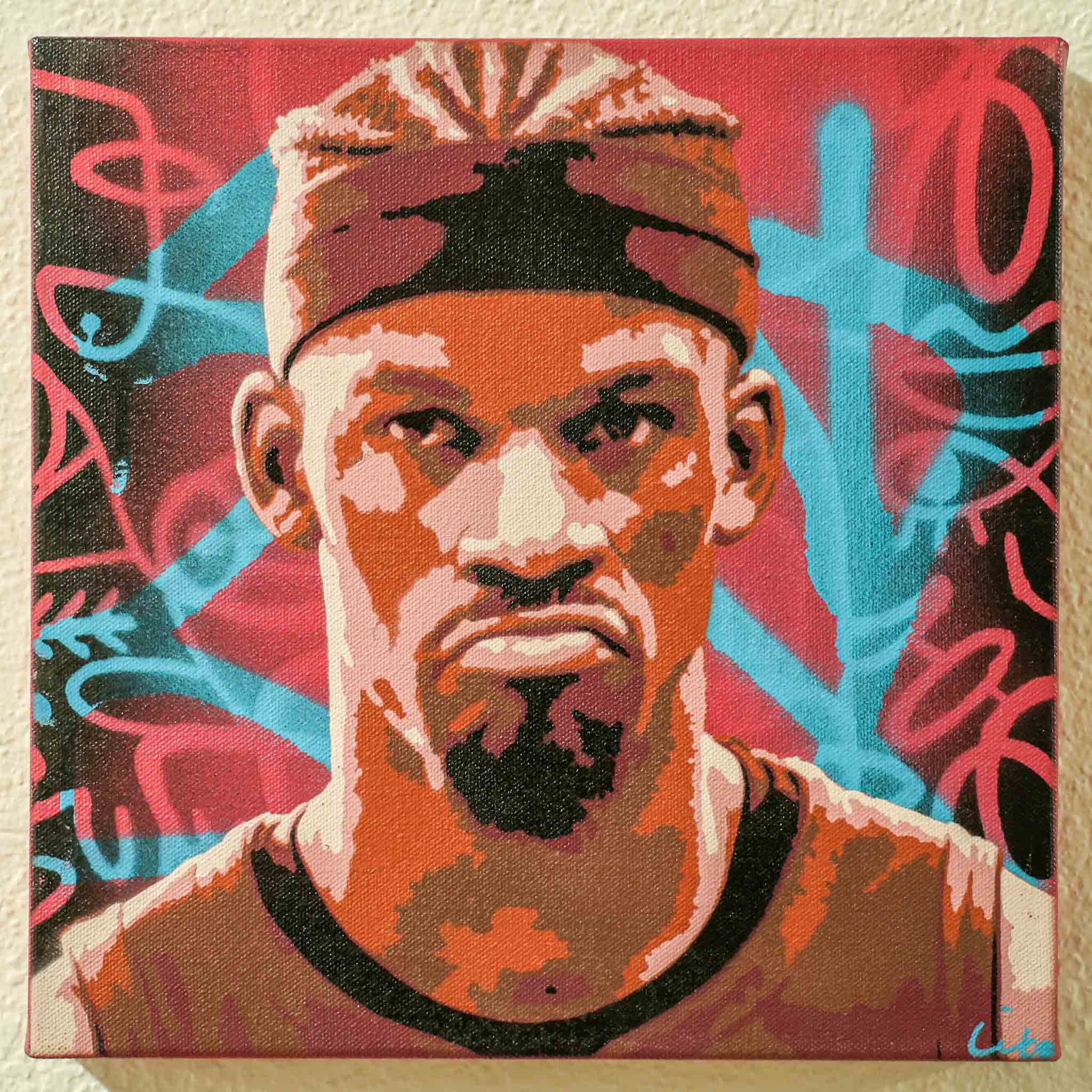 Jimmy Butler - original spray painting by Made By Cito
