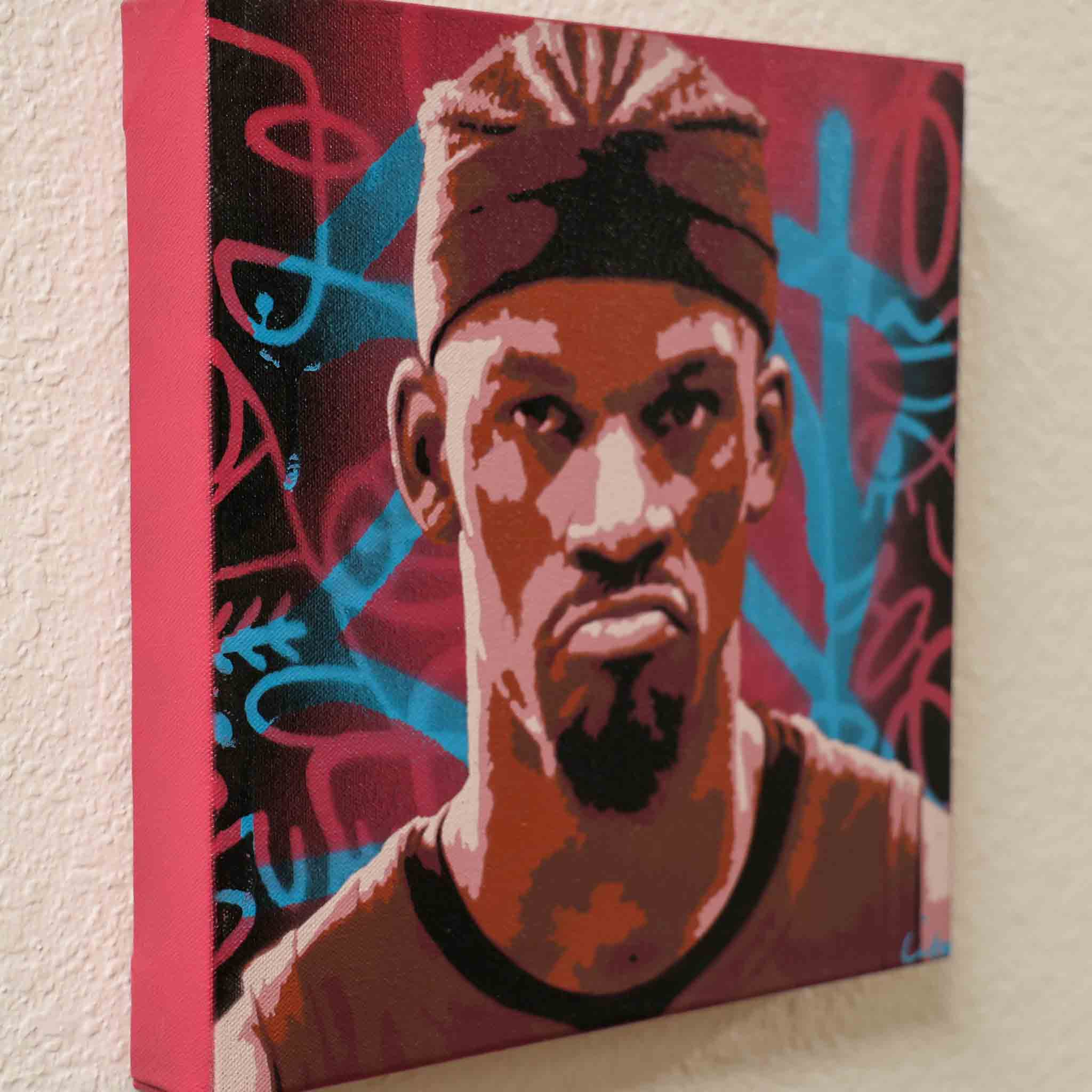 Jimmy Butler - original spray painting by Made By Cito