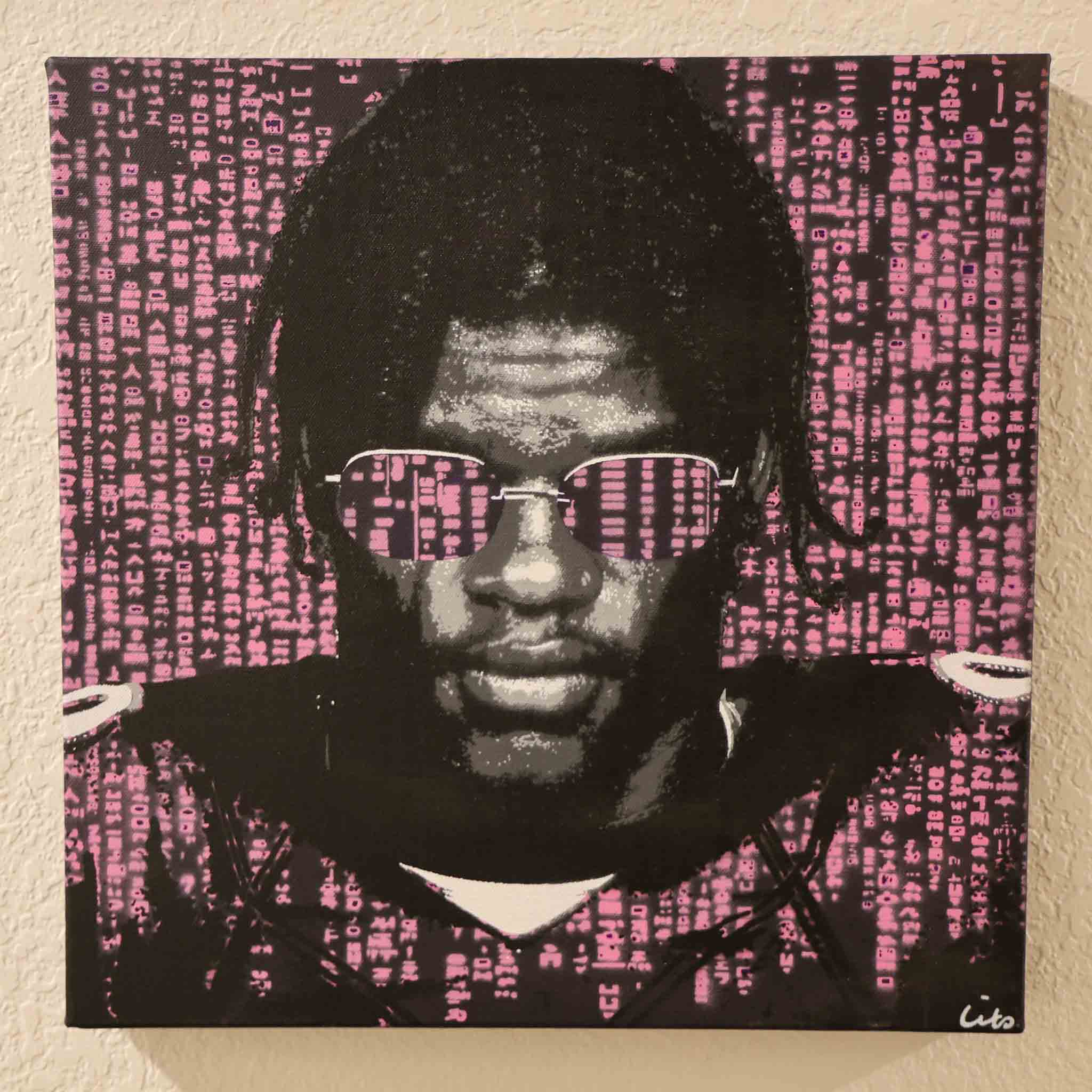 Lamar Jackson - original spray painting by Made By Cito