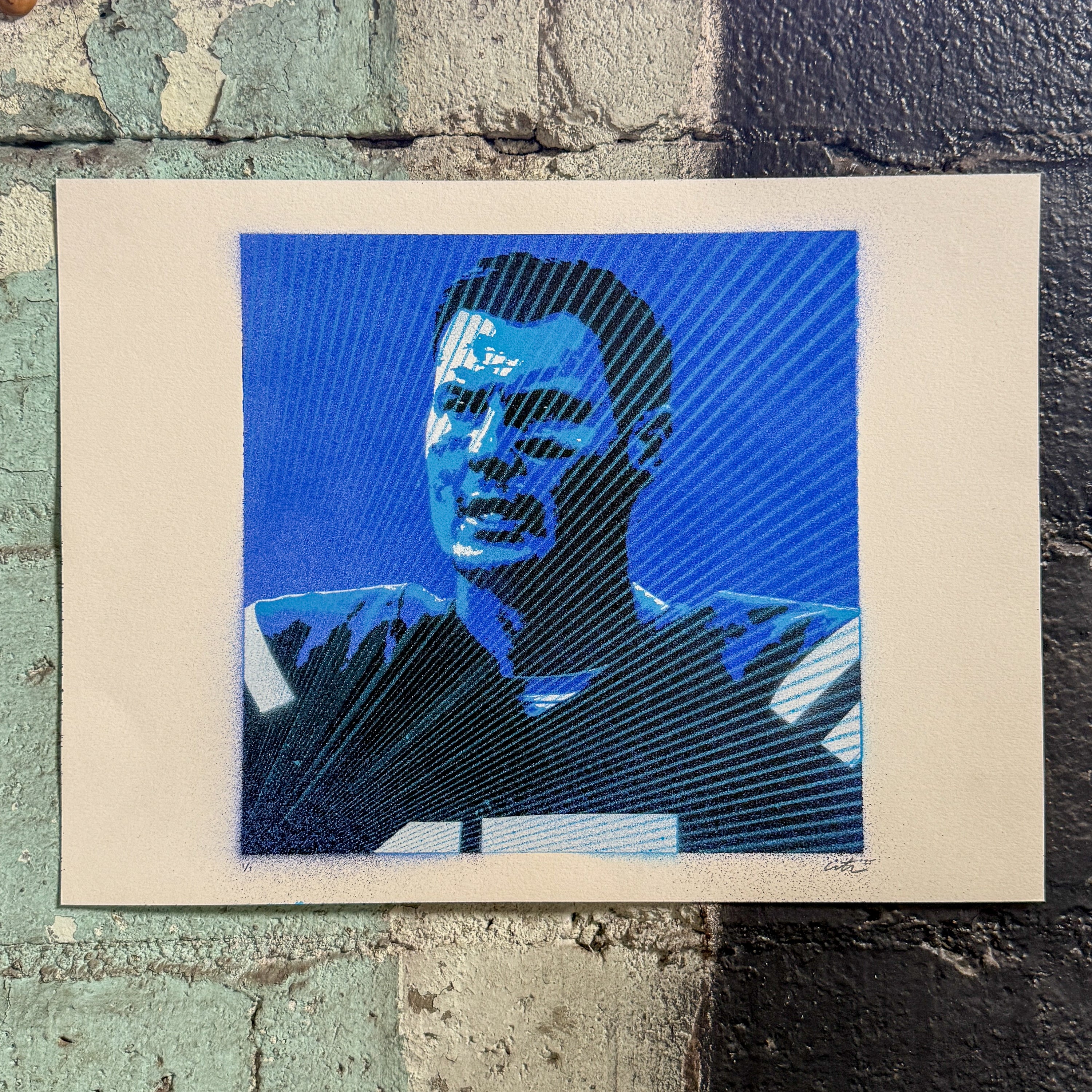 phillip rivers portait spray painting