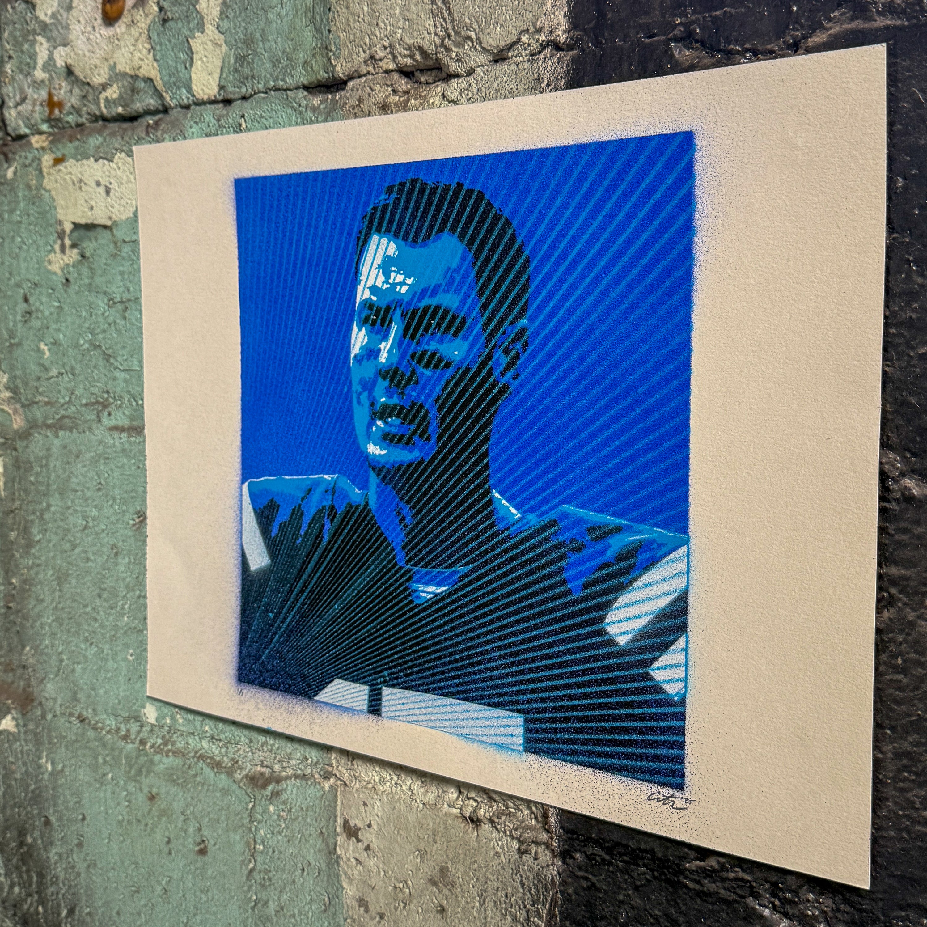 phillip rivers portait spray painting
