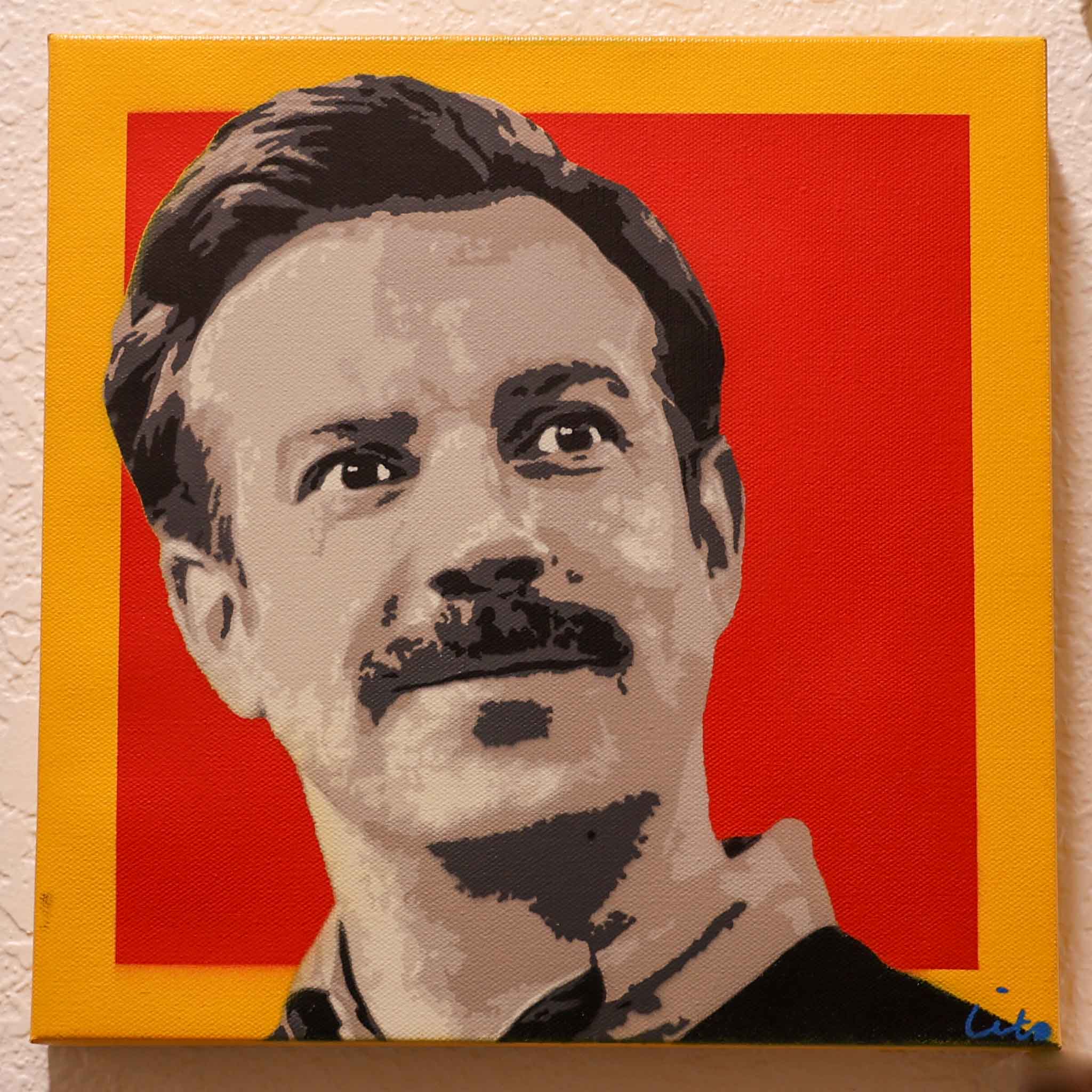 ted lasso canvas painting