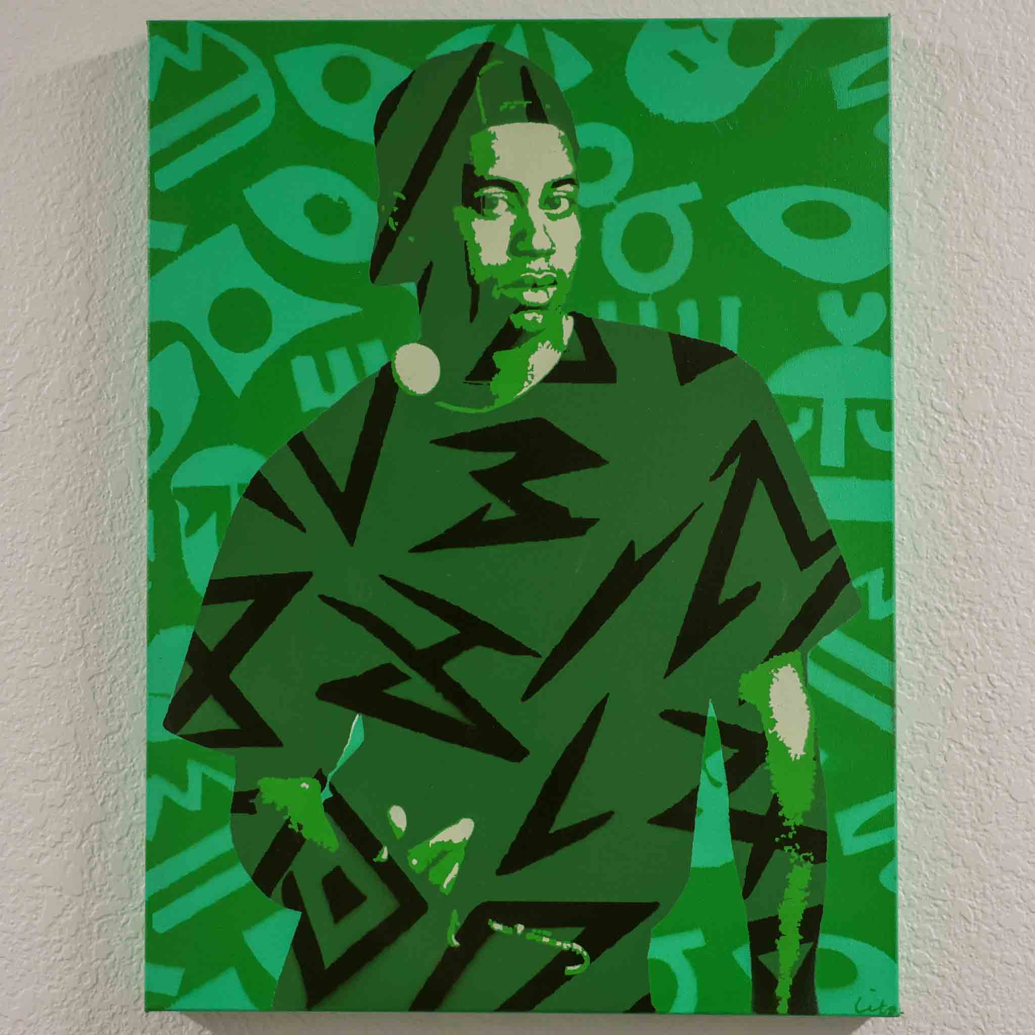 Tiger Woods - original spray painting by Made By Cito
