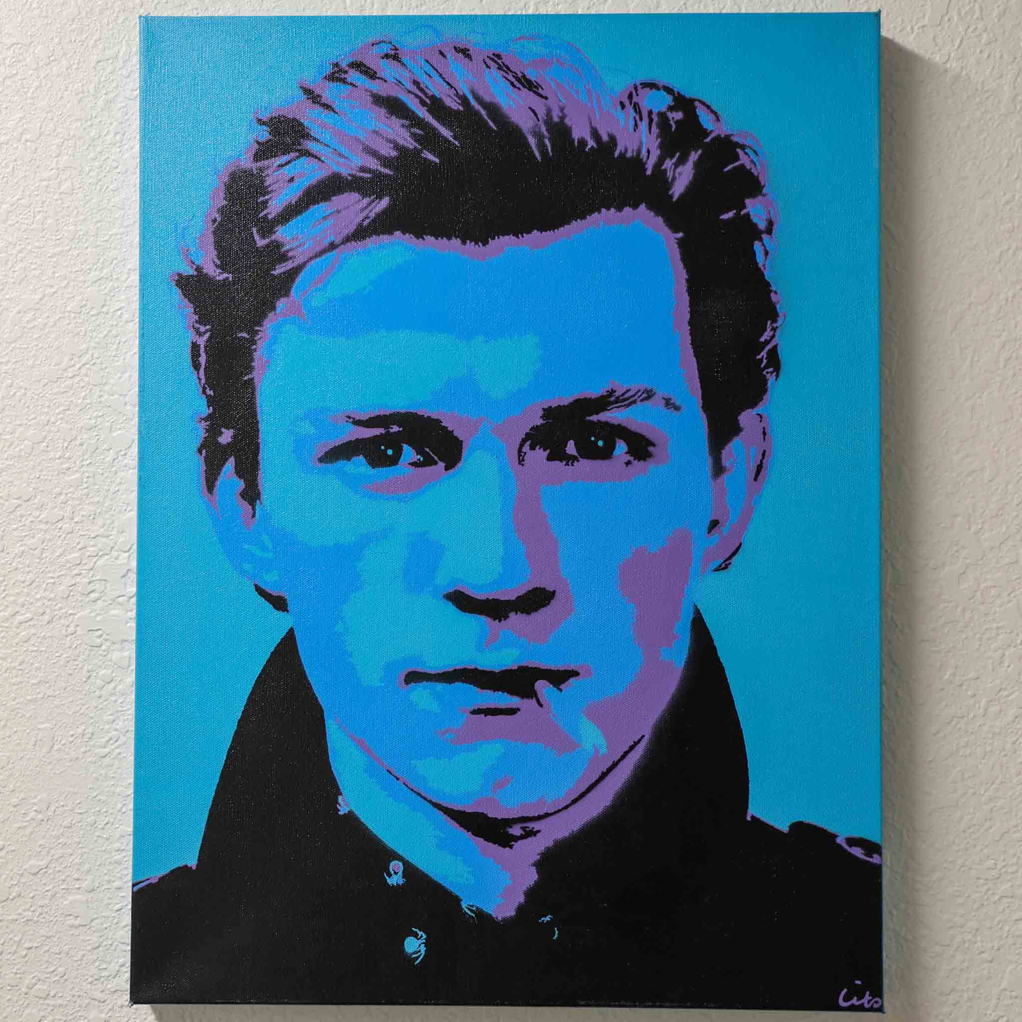 Tom Holland - original spray painting by Made By Cito